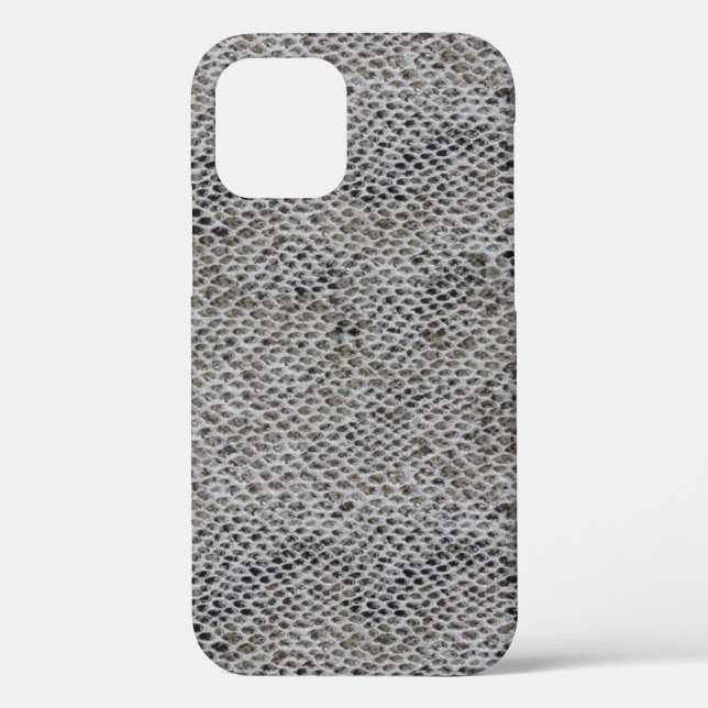 Black and Brown Snake Skin Pattern Case-Mate iPhone Case (Back)