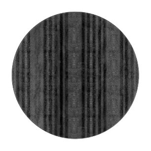 Black and charcoal five stripe pattern cutting board