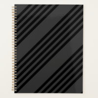 Black and charcoal five stripe pattern