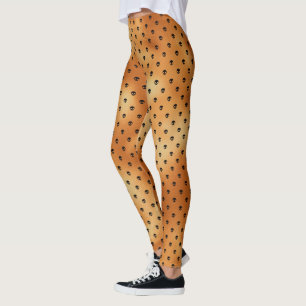 Black and Copper Halloween Leggings