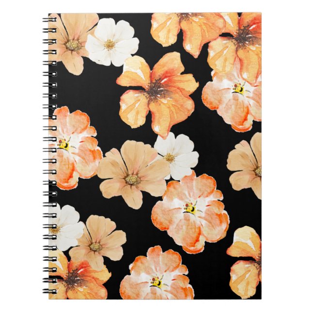 Black and flourish noteboy notebook (Front)