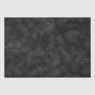Black and glitter stripes pattern tissue paper