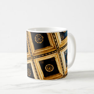 Black and Gold Architecture Coffee Mug