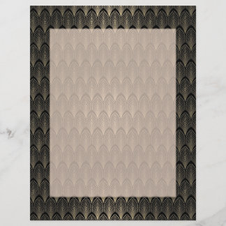 Black and gold Art Deco