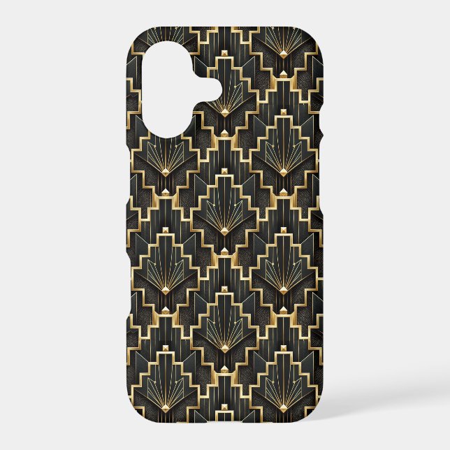 Black and Gold Art Deco Design (Back)