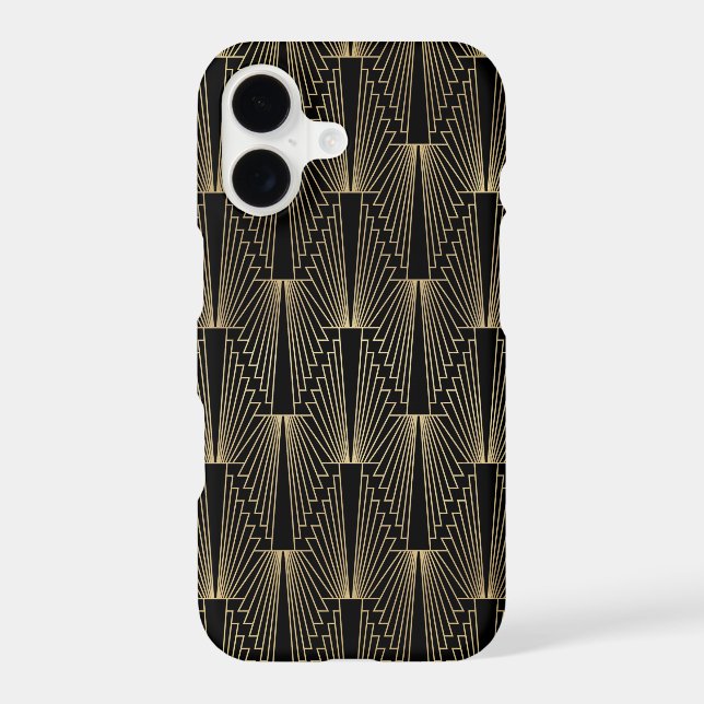 Black and gold art-deco pattern (Back)