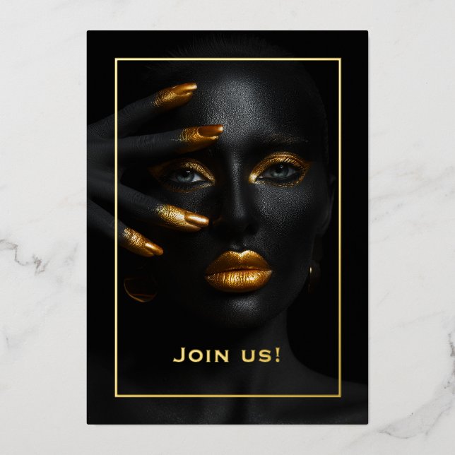 Black and Gold Bachelorette Party (Front)