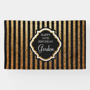 Black and Gold banner