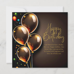 Black and Gold Birthday