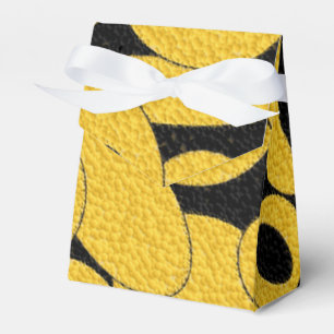 Black and Gold Bubble Orbs favour box