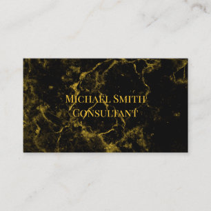 Black And Gold Business Cards