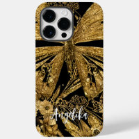 Black and Gold Butterflies