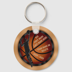 Black and Gold Cheap Basketball Keychains in BULK