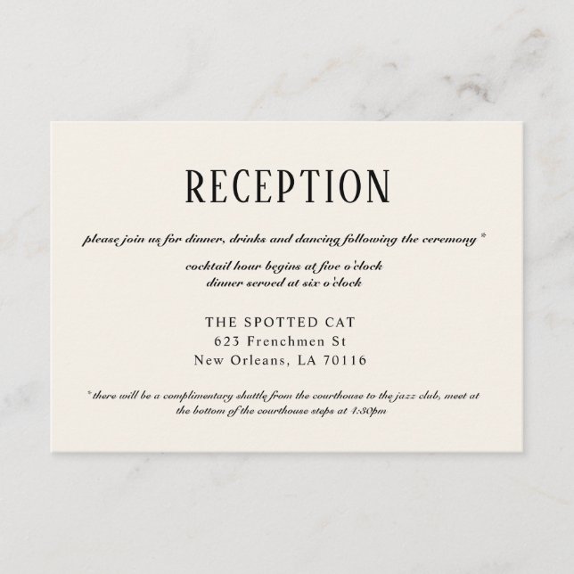 Black and Gold Chequerboard Border Wedding Enclosure Card (Front)