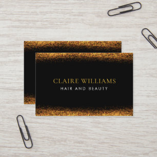 Black and Gold Classy personal Business Card