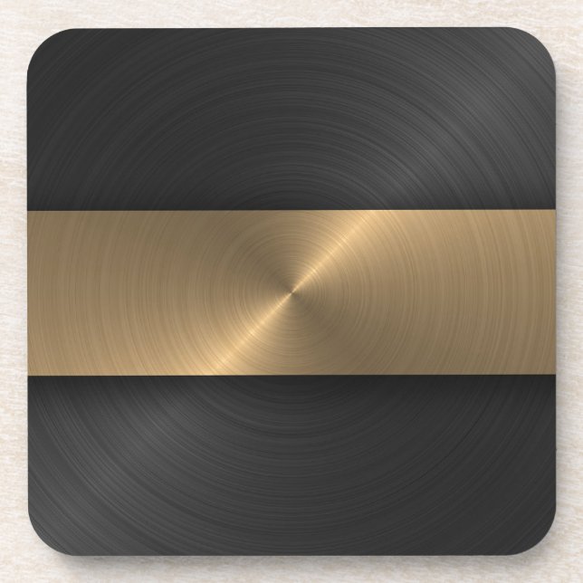 Black And Gold Coaster (Front)