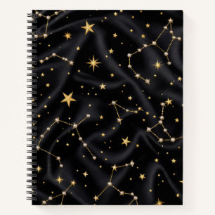 Black and Gold Constellation Notebook