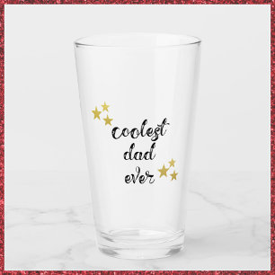 Black and Gold Coolest Dad Ever Shot Glass