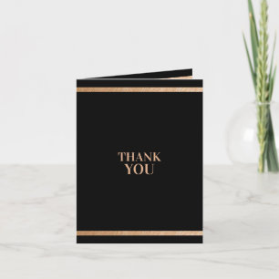 Black and Gold, Customer Thank You Card
