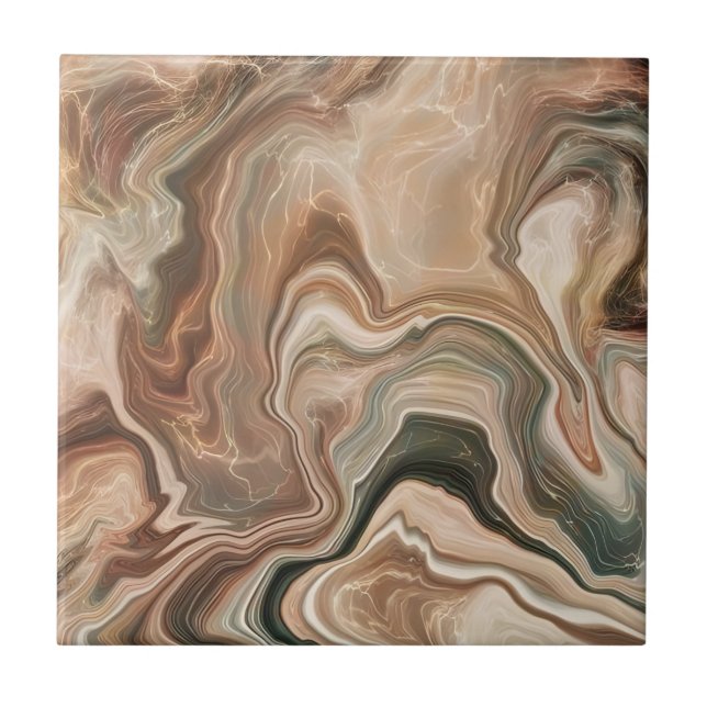 Black and gold floor tiles (Front)