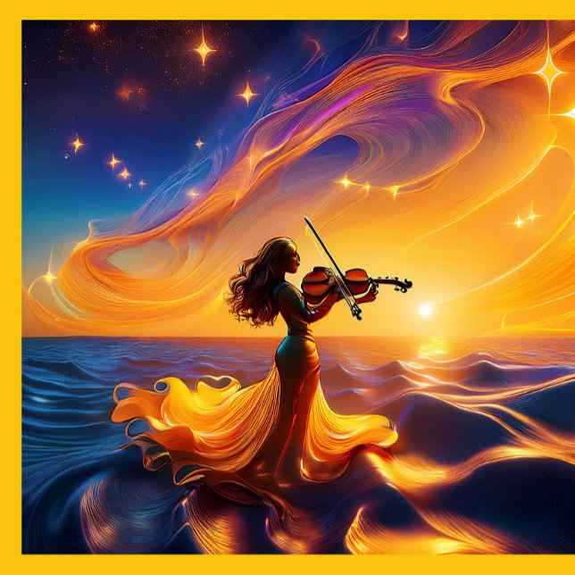 Black And Gold Fractal Made Of Yarn Poster (Creator Uploaded)