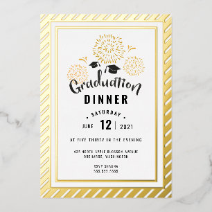 Black and Gold Graduation Celebration Party 