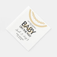 Black and Gold Hip Hop Baby Shower
