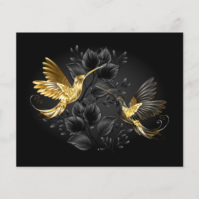 Black and Gold Hummingbird (Front)