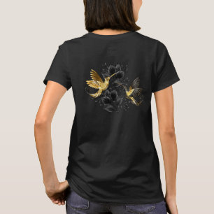 Black and Gold Hummingbird T-Shirt