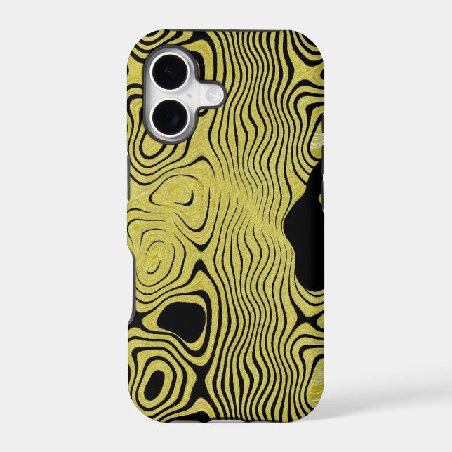 black and gold iphone case (Back)