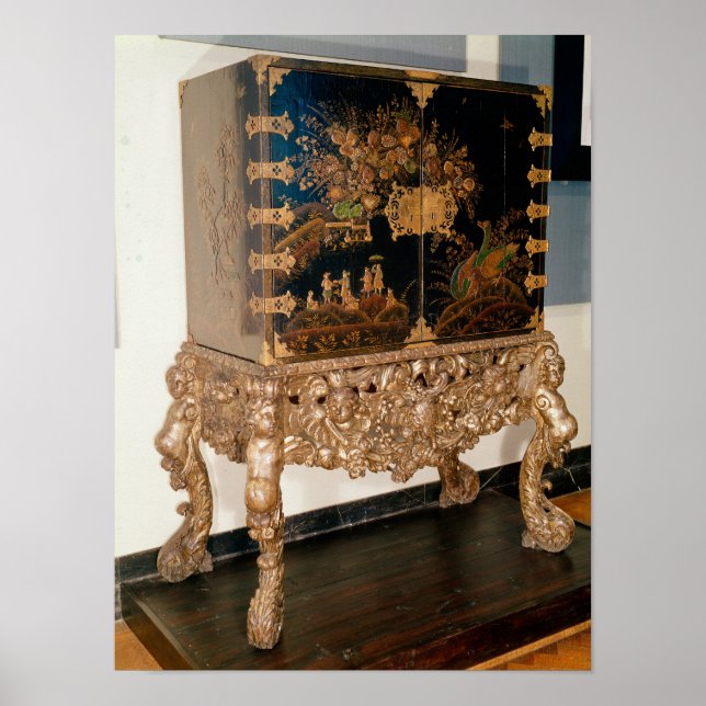 Black and gold lacquer cabinet poster (Front)