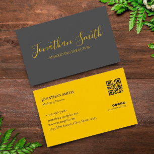 Black and Gold Luxury Business Professional Card