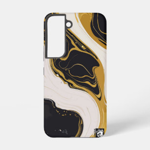 Black and Gold Marble Samsung Galaxy Case