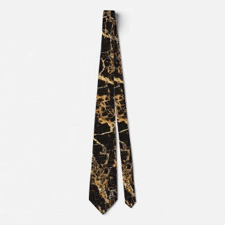 Black and Gold Marble, Tie