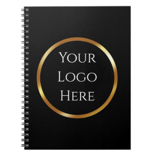 Black And Gold Minimalist Notebook