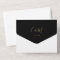 Black And Gold Modern Script QR Code Wedding