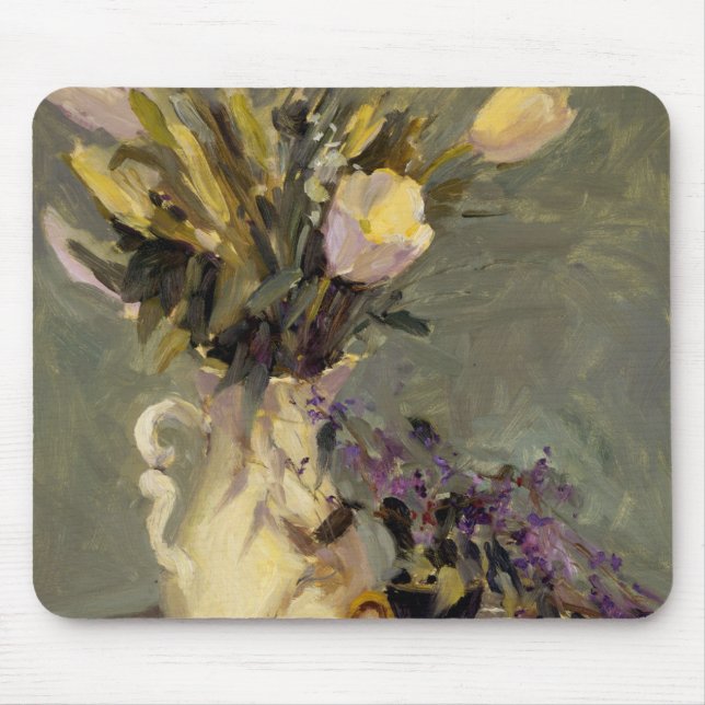 Black and Gold Mouse Mat (Front)