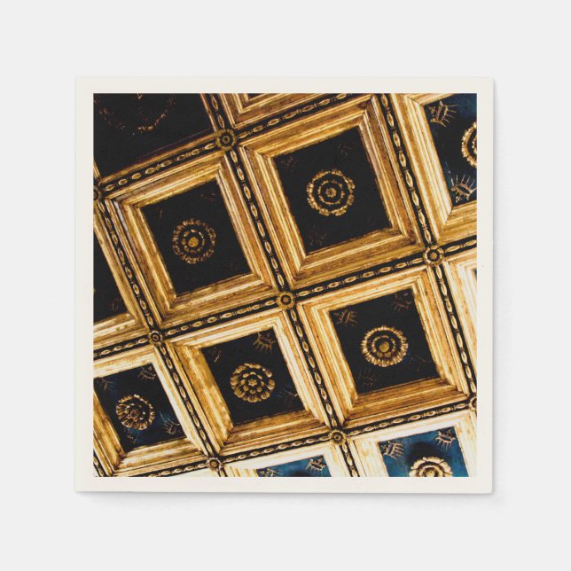 Black and Gold Napkin (Front)