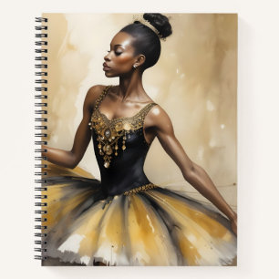 Black and Gold Notebook