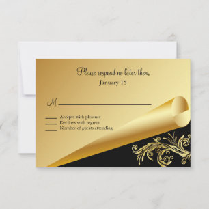 Black and Gold Ornate Response