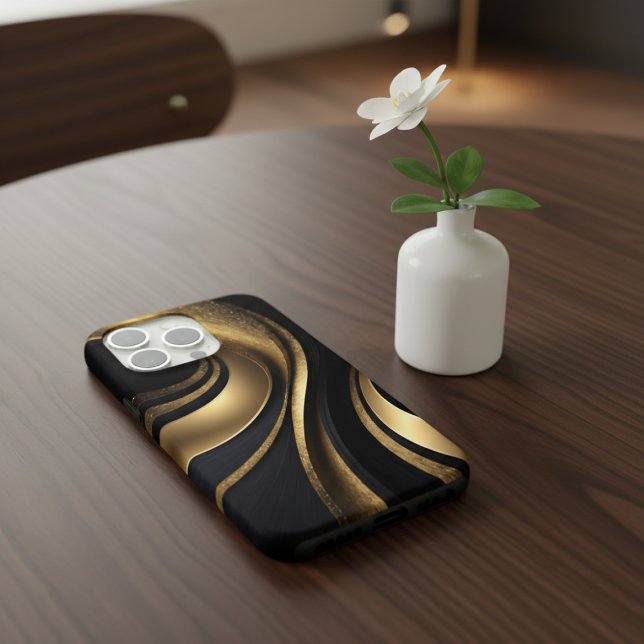 Black and Gold Phone Case (Creator Uploaded)
