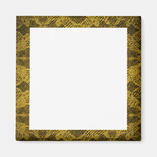 Black and Gold Picture Frame Magnet