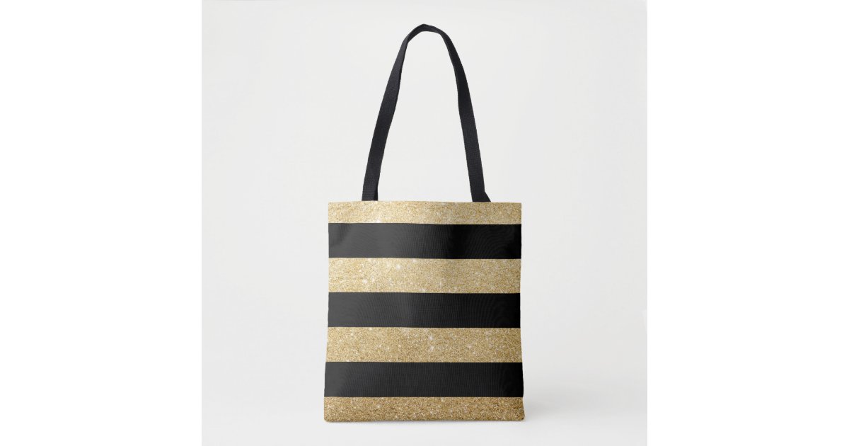 black & gold bag