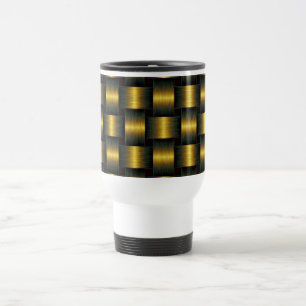 Black and Gold Travel Mug