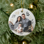 Black and Gold Wreath Christmas Ornament<br><div class="desc">Black and Gold Wreath Christmas Ornament</div>