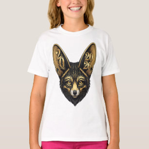 Black and golden art aesthetics year 2026 T-Shirt