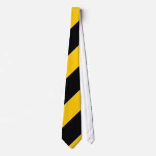 Black and Golden Yellow Tie