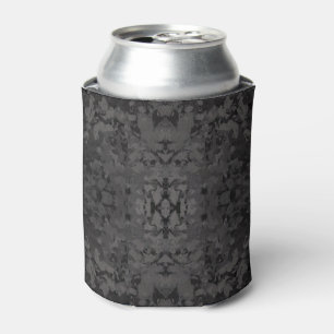 Black And Gray Abstract Graphic Art Design Can Cooler