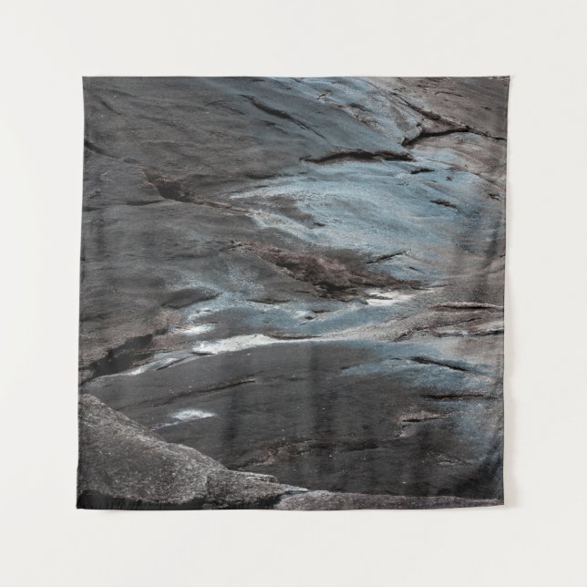 Black and gray abstract painting tapestry (Front)