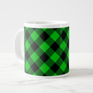 Black and Green Check Mug